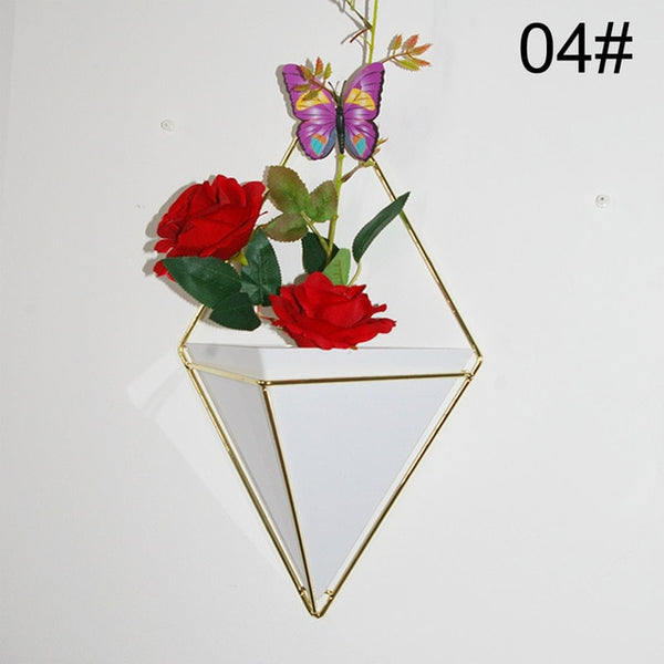 Geometric Vase Wall Decor
