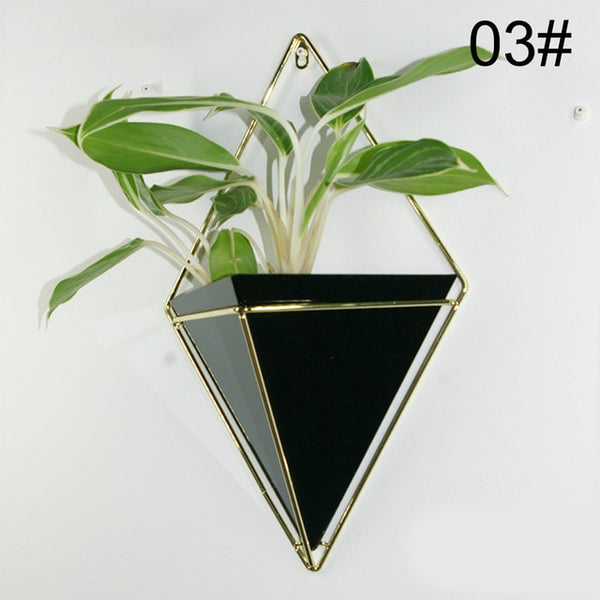 Geometric Vase Wall Decor