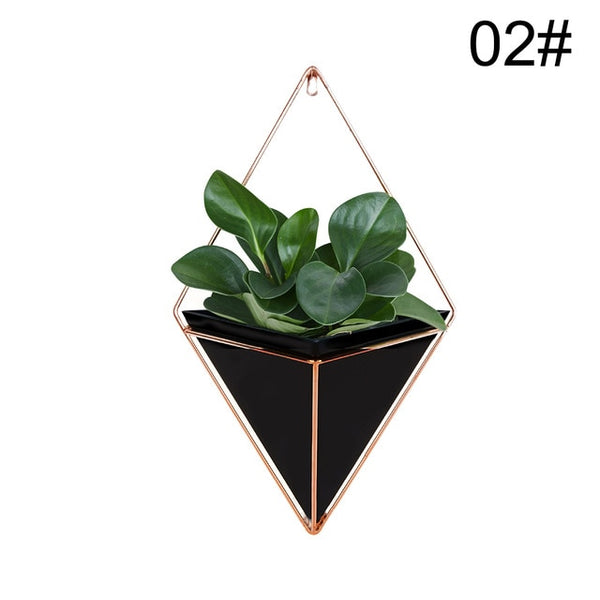 Geometric Vase Wall Decor