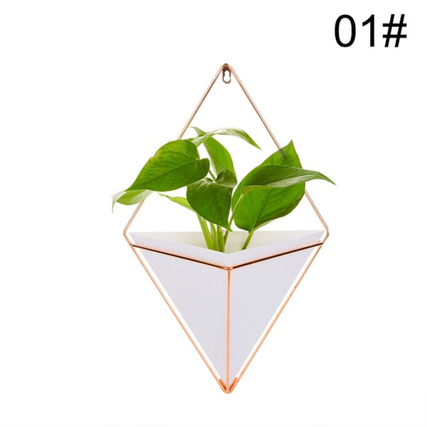 Geometric Vase Wall Decor