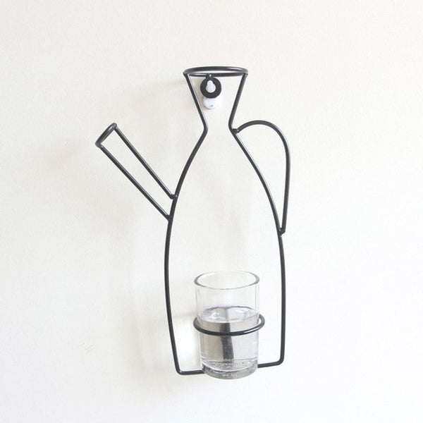Nordic Style Iron Frame Wall Vase