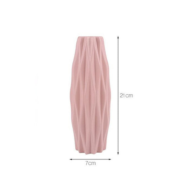 White Imitation Ceramic Vase