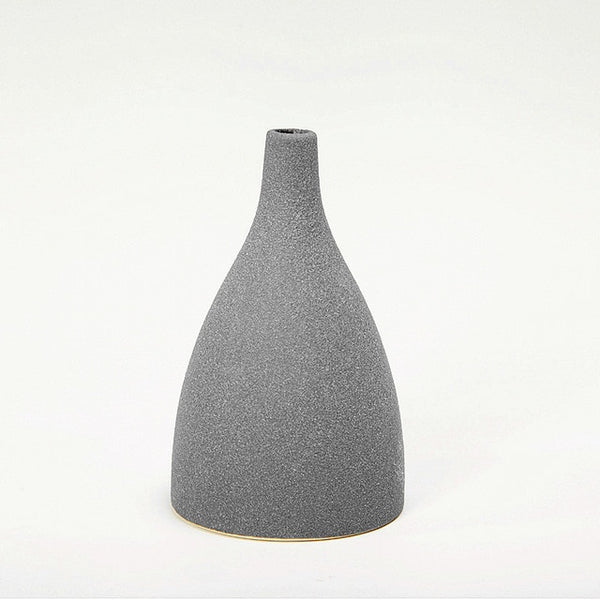 Blue Black Ceramic Vase