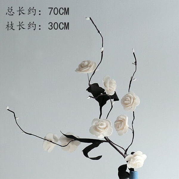 Blue Black Ceramic Vase