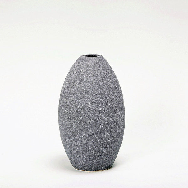 Blue Black Ceramic Vase
