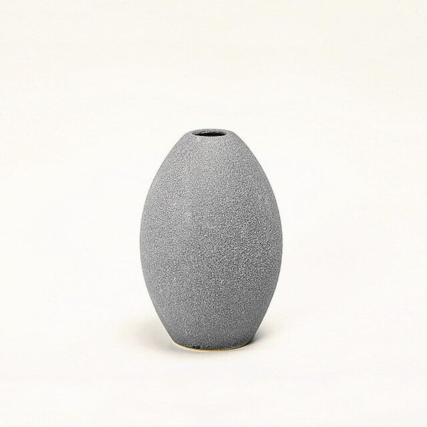 Blue Black Ceramic Vase