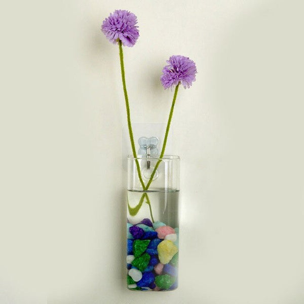 Glass Hanging Wall Vase