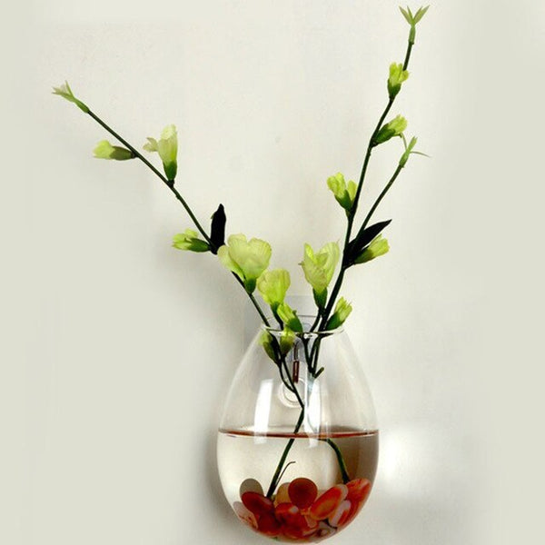 Glass Hanging Wall Vase