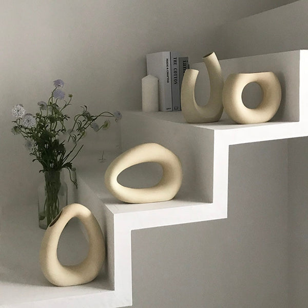 Elegant Beige Vase