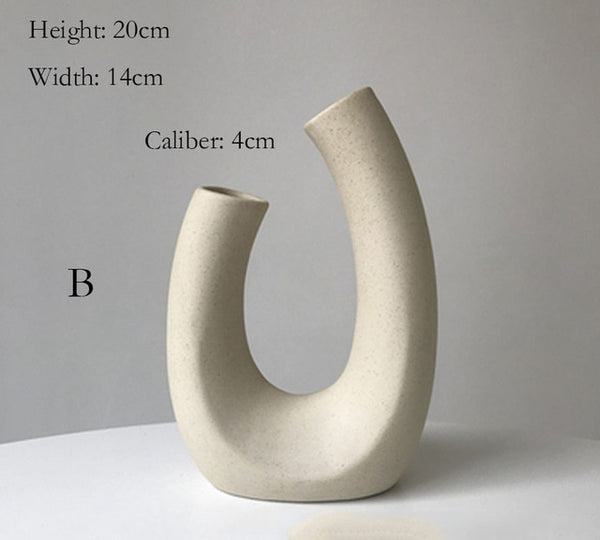 Elegant Beige Vase