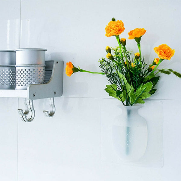 Silicone Sticky Vase Wall Hanging