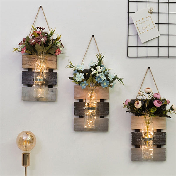 Wall Hanging Glass Vase