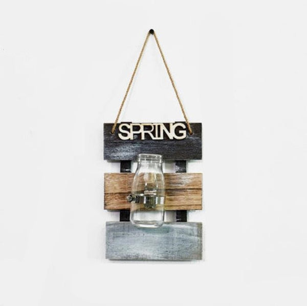 Wall Hanging Glass Vase