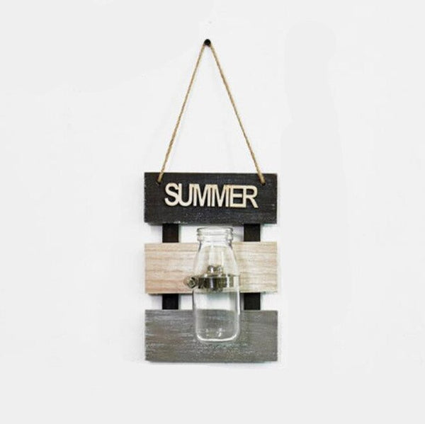 Wall Hanging Glass Vase