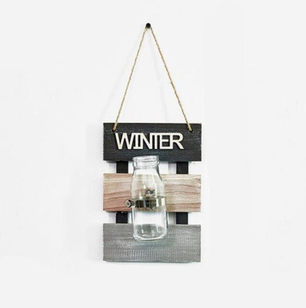 Wall Hanging Glass Vase