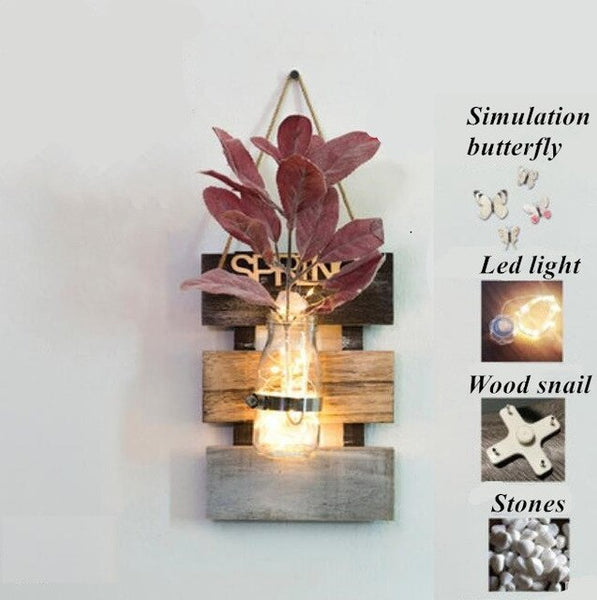 Wall Hanging Glass Vase