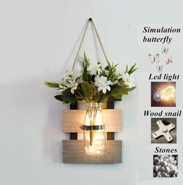 Wall Hanging Glass Vase