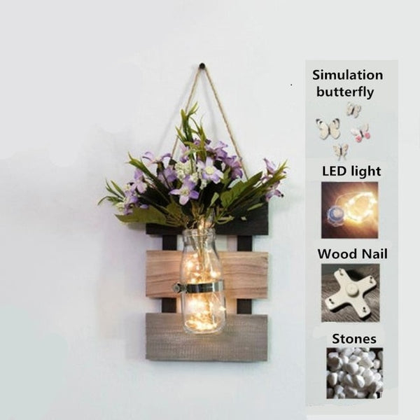 Wall Hanging Glass Vase