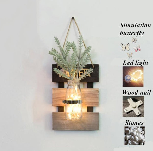 Wall Hanging Glass Vase