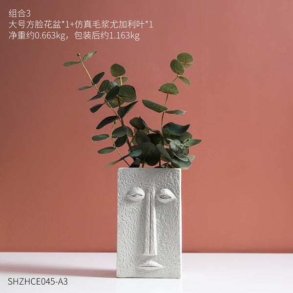 White Ceramic Vase