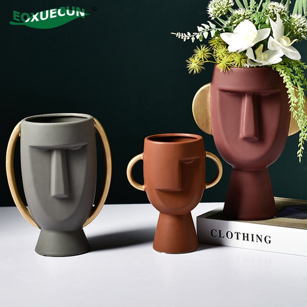 Ceramic Figure Vase