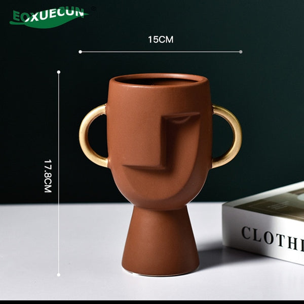 Ceramic Figure Vase