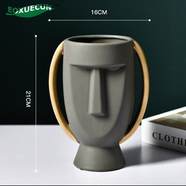 Ceramic Figure Vase