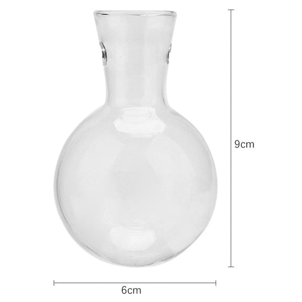 Wood Frame Glass Vase