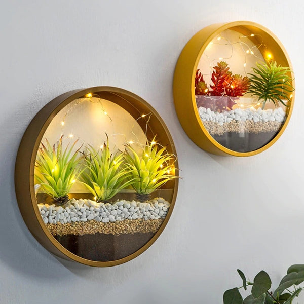 Metal Iron Wall Vase