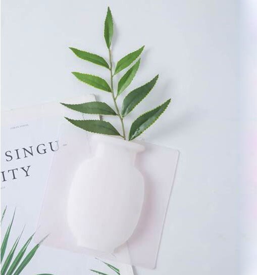 Silicone Sticky Magic Wall Vase